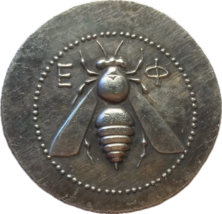 Éfeso reimaginado - Medalla de ciervo y abeja de la antigua Jonia (reedi... - $18.55 CAD