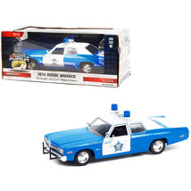 1974 Dodge Monaco Blue and White CPD &quot;Chicago Police Department&quot; (Illinois) &quot;... - £32.53 GBP
