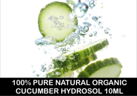 100% PURE ORGANIC CUCUMBER HYDROSOL - FACIAL CLEANSER - TONER - 10ML - $148.44 MXN