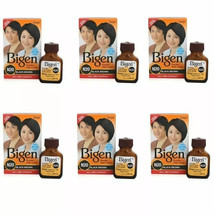 Pack of 6 Bigen Powder Hair Color, Black Brown N20 - (Combo Set) - $27.22