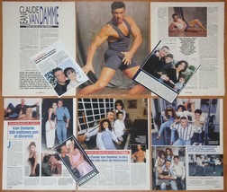 JEAN-CLAUDE VAN DAMME spain clippings 1980s/90s magazine articles photos actor - £11.00 GBP