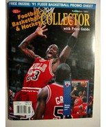 November 1991 SCD FB/Bskbl/Hky Collector Guide w/inserted cards-Michael ... - $15.00