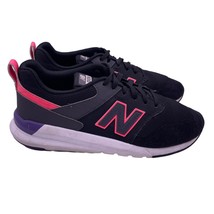 New Balance 009 V1 Black Red Athletic Runnings Shoes Casual Womens Size 10 - £31.15 GBP