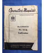 Original Operator’s  Manual for a McCormick No.263 A Cultivator - $29.68