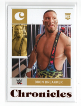 2022 Panini Chronicles WWE Bron Breakker #9 Bronze Parallel Rookie NXT RC  NM-MT - £1.85 GBP