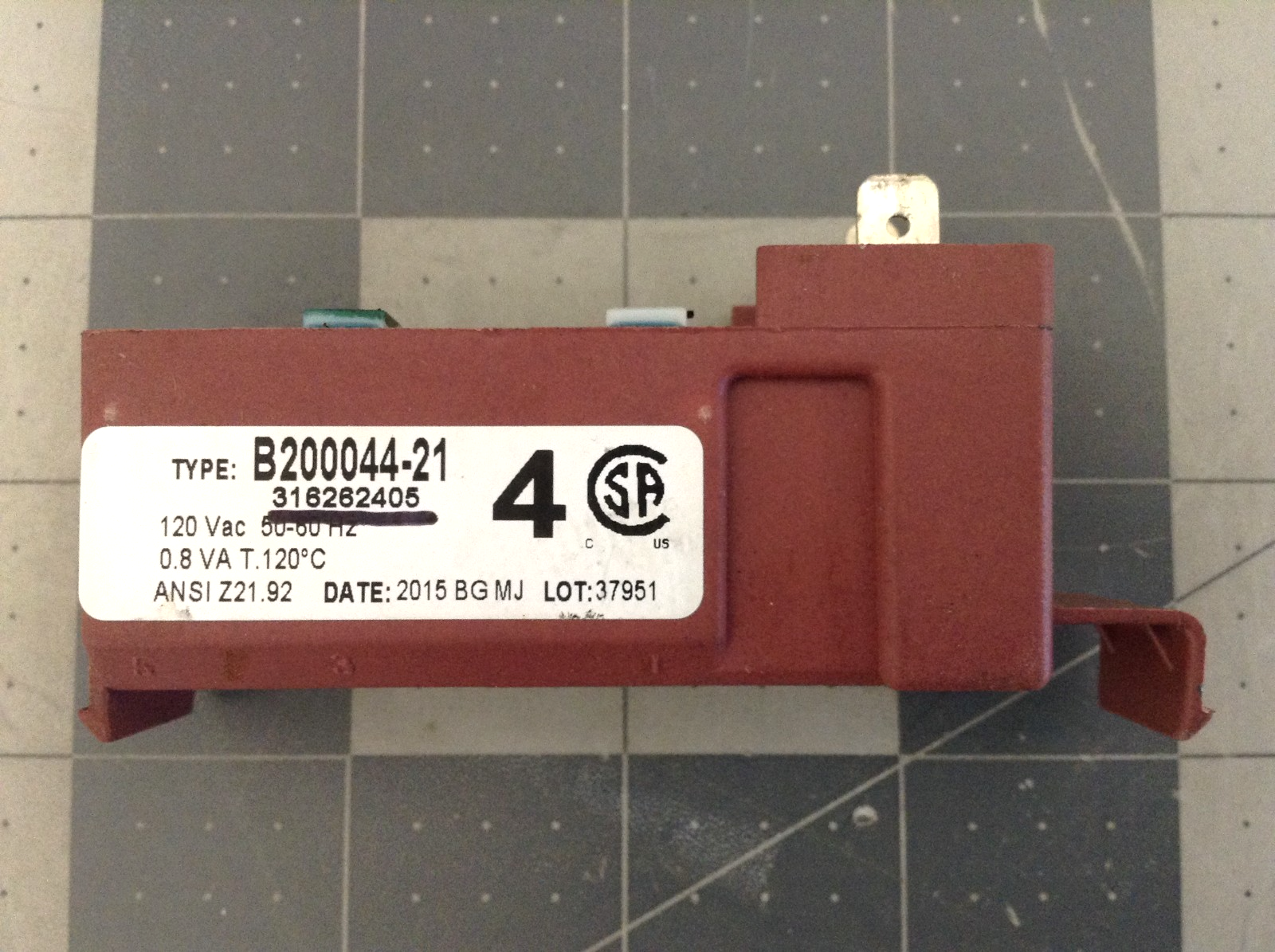 Frigidaire Oven Range Spark Module 316262405 B200044-21 Item image 2