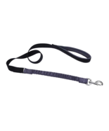 Black Bungee Dog Lead Neoprene Comfort Padded Handle Leash Gentle Stop 4... - $27.02 CAD