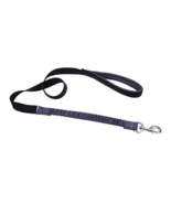 Black Bungee Dog Lead Neoprene Comfort Padded Handle Leash Gentle Stop 4... - £15.46 GBP