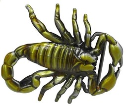 Gold Scorpion Belt Buckle Metal BU212 - £7.86 GBP