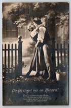 Kissing Couple In My Heart When I Appear Wish That Love Unites Us  Postcard C47 - $6.95