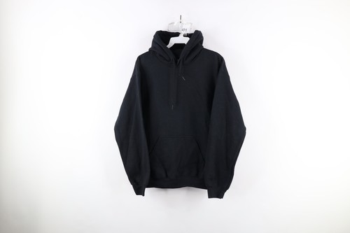 Vintage 90s Streetwear Mens Mens Size Small Faded Blank Hoodie Sweatshir... - £44.64 GBP