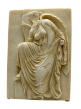 Bas relief Victory Nike Adjusting Her Sandal Temple of Athena Acropolis  - £67.04 GBP