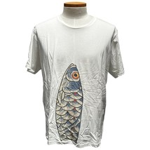 Typographia x Yuichi Fukuda Collaboration T-Shirt Fish Graphic Size XXL ... - $19.54