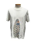 Typographia x Yuichi Fukuda Collaboration T-Shirt Fish Graphic Size XXL ... - $368.73 MXN