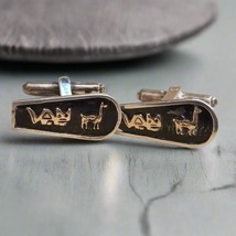 Vintage Mex Alpaca Cufflinks - $24.75