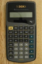 Texas Instruments TI-30XA Gray Black Handheld 10 Digit LCD Scientific Ca... - $14.84