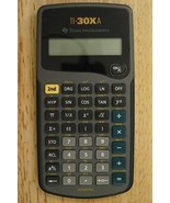 Texas Instruments TI-30XA Gray Black Handheld 10 Digit LCD Scientific Ca... - £11.67 GBP
