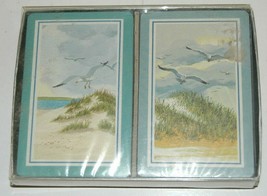 Vintage Sealed Cape Shore Line Playing Cards Ocean Sea Gulls Birds Sand Dunes - £12.71 GBP