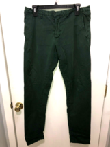AMI Alexandre Mattiussi Men&#39;s Green Chino Pants Size Medium / 40 - $12.86