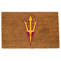 Arizona State Sun Devils NCAA Color Logo 20 x 30&quot; Coir Door Mat Rug - £23.66 GBP