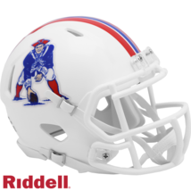 *Sale* New England Patriots 1982-1989 Throwback Speed Mini Nfl Football Helmet! - £24.68 GBP