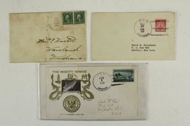Vintage US Postal History Military USN Ship Cancel Covers MINDORO NECHES NJ - $638.57 MXN