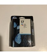 Genuine HP 17 Tri-Color Ink Cartridge Factory Sealed Box Exp 08/2014 - £9.99 GBP