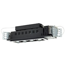 50W 4 Light Double Gimbal Linear Recessed, Silver &amp; Black - $115.63