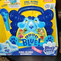 NEW Blues Clues &amp; You Sing Along Kids Boom box Connect Your Own Music Device  - £23.14 GBP