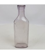 Vintage Quality Purity Clear Bottle 5.25 Inch Tall - $266.55 MXN