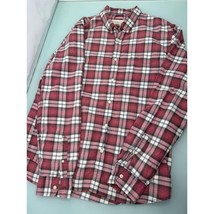 Denim &amp; Supply Ralph Lauren Men Shirt Long Sleeve Button Up Red Plaid XL - £19.82 GBP
