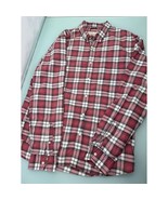 Denim &amp; Supply Ralph Lauren Men Shirt Long Sleeve Button Up Red Plaid XL - £19.70 GBP