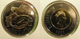 Canada 1999 Two Dollar $2.00 Nunavut Twoonie Proof Like - $8.20