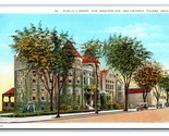 Public Library Building Madison Ave Toledo Ohio OH UNP WB Postcard H22 - $2.92