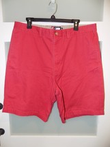 CHAPS RED FLAT FRONT SHORTS SIZE 38 MEN&#39;S - £15.27 GBP