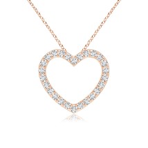 Authenticity Guarantee

ANGARA 0.1 Ct Prong-Set Diamond Open Heart Pendant Ne... - $530.10