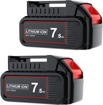 Upgraded 7.5 Ah Replacement 20 Volt For Dewalt Batteries, Compatible With Dewalt - $69.98