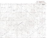 White Plains, Nevada 1986 Vintage USGS Topo Map 7.5 Quadrangle Topographic - $23.99
