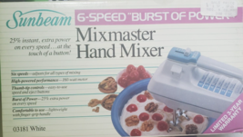 Vintage Sunbeam Mixmaster 6 Speed Hand Mixer New - £74.51 GBP