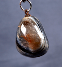 old mystic Sulemani stone pendant for luck wealth protection shaman  #5635 - £28.17 GBP