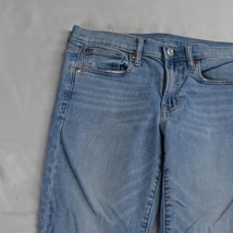 Gap 28 / 6 True Skinny Mid Rise Light Wash Stretch Denim Womens Jeans - £13.58 GBP