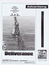 Deliverance 1972 ORIGINAL Vintage 9x12 Industry Ad Burt Reynolds Jon Voight - £38.83 GBP