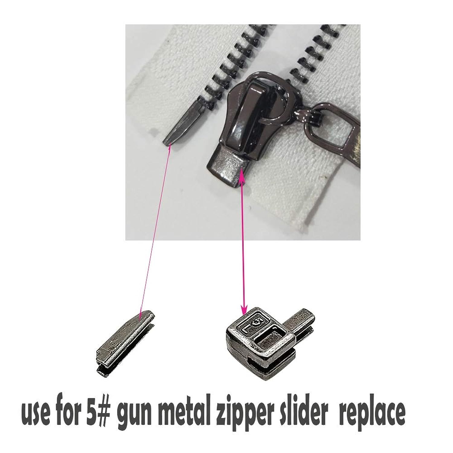 24 Set zipper parts zipper slider retainer Zipper Repair Kit Insertion