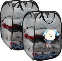 2 Pack Simplized Popup Laundry Hamper Large Foldable | Pop-up 14&quot;L x 13&quot;... - $15.84