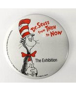 Vintage Dr. Seuss From Then To Now 3&quot; Metal Celluloid Pinback (1986)  - $27.89