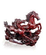 Two Red/Cherry Running Horses, Red Horse Statue for Vastu, Victory Horse... - £25.19 GBP