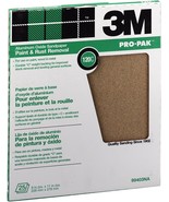 3M Pro-Pak Aluminum Oxide Sheets for Paint and Rust Removal, 9&quot; X 11&quot;, 1... - £13.44 GBP