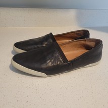 Frye Melanie Slip On Leather Loafers Womens Size 9.5 Black Casual Flat S... - $34.64