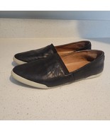 Frye Melanie Slip On Leather Loafers Womens Size 9.5 Black Casual Flat S... - $47.37 CAD