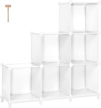 Cube Storage 6-Cube Closet Organizer Bookshelf Bookcase Diy Storage, By Tomcare. - £28.68 GBP